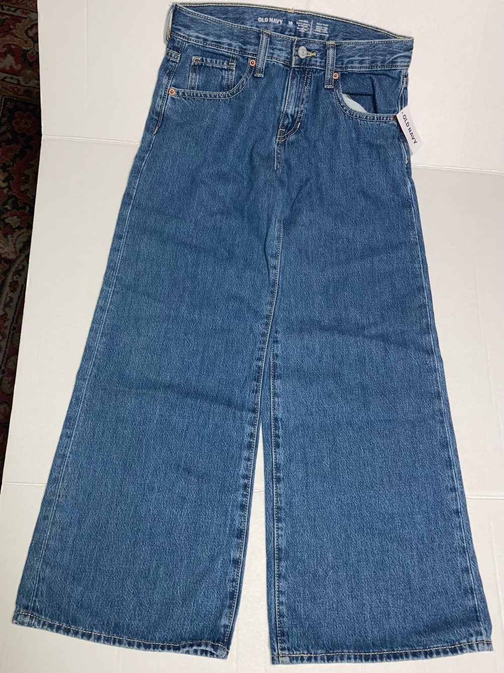 Old Navy Wide-Leg High-Rise Jeans - Medium Blue